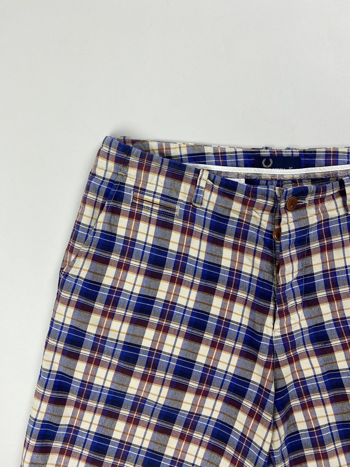 Fred Perry Fred Perry men’s checked chino shorts size 32" Size US 32 / EU 48 - 7 Thumbnail