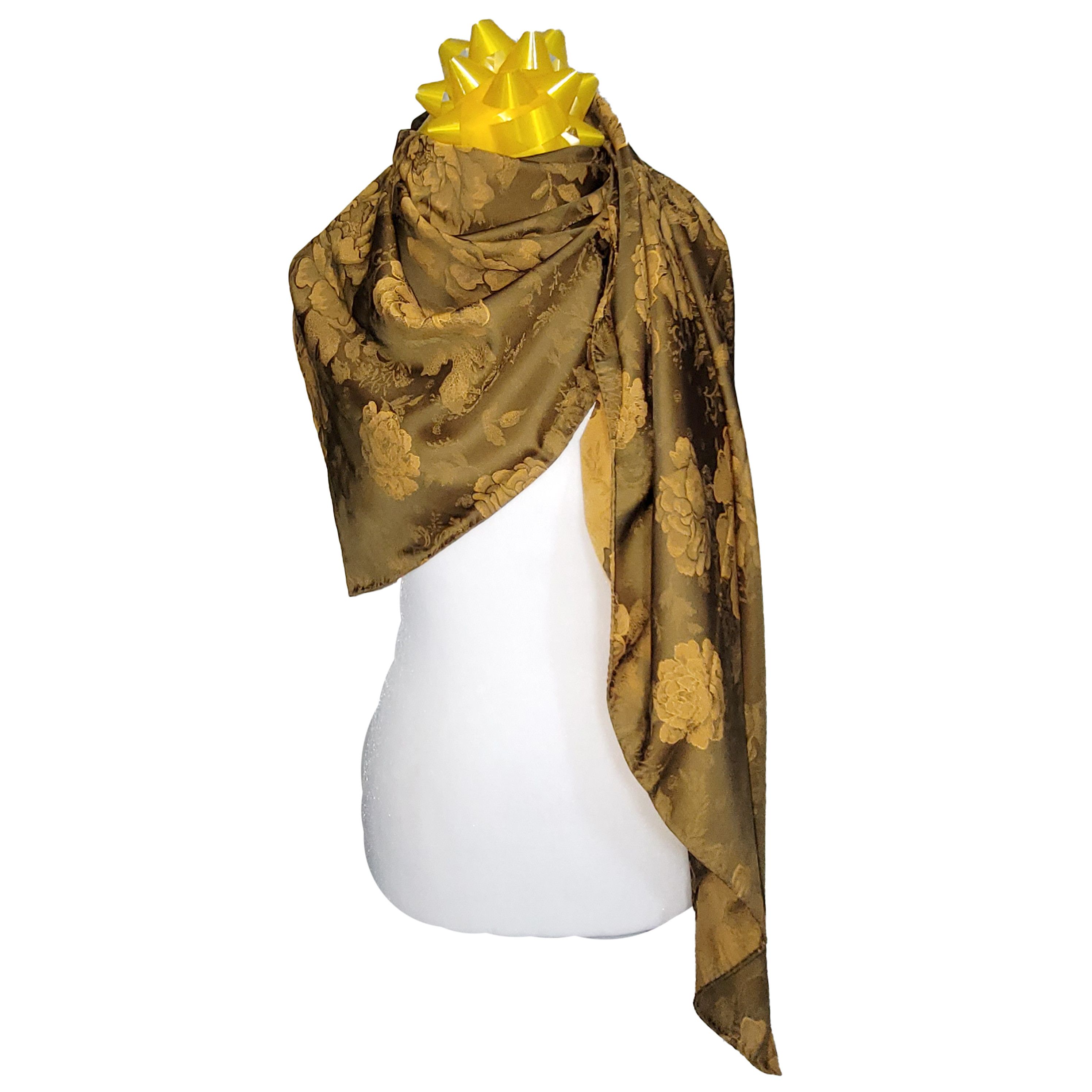 Other NWT Double-Sided Silk Scarf 52"x52" Large Square Wrap 3016 Size ONE SIZE - 9 Thumbnail