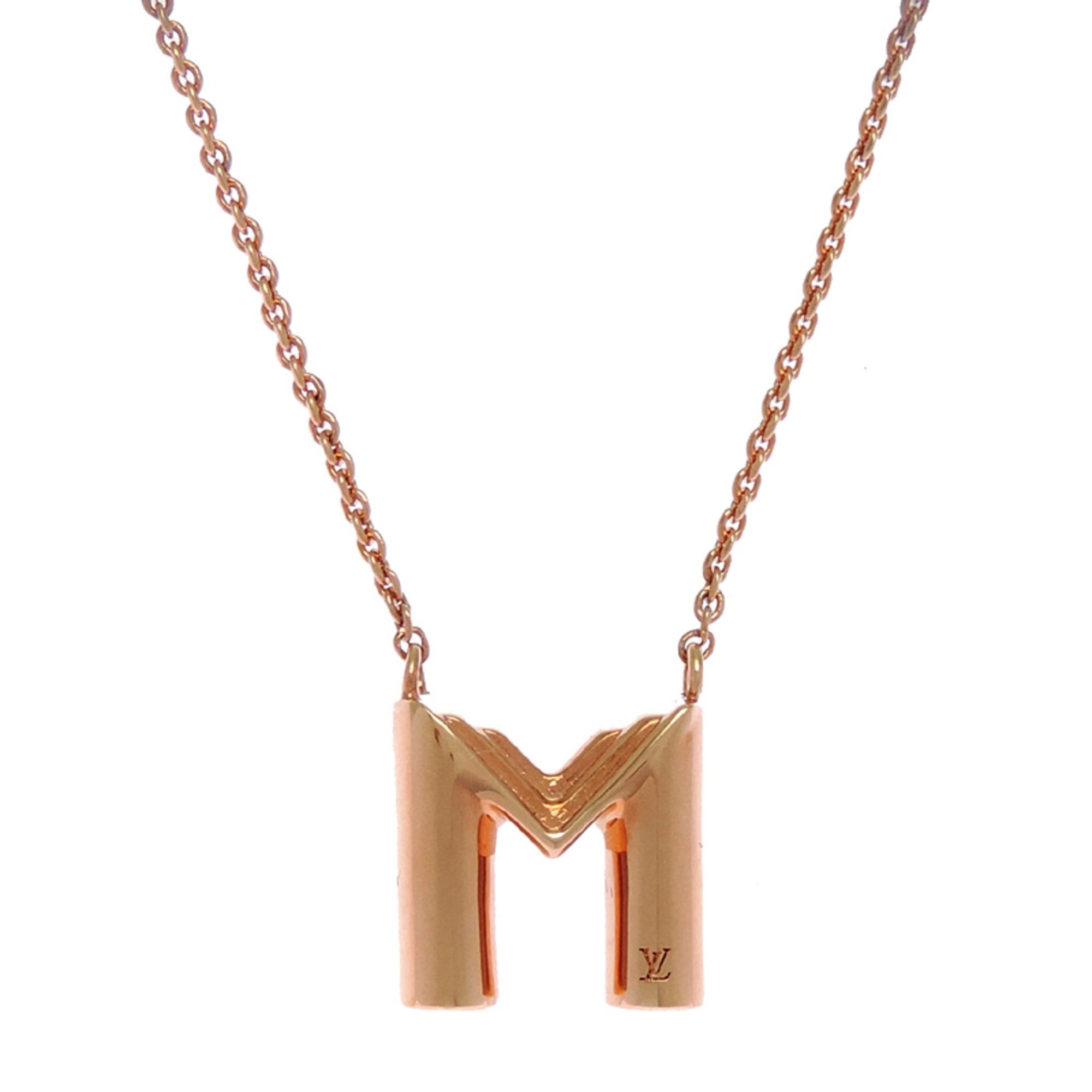 Louis Vuitton Louis Vuitton LV&Me Initials Women's Necklace M61068 GP Gold Tone Size ONE SIZE - 1 Thumbnail