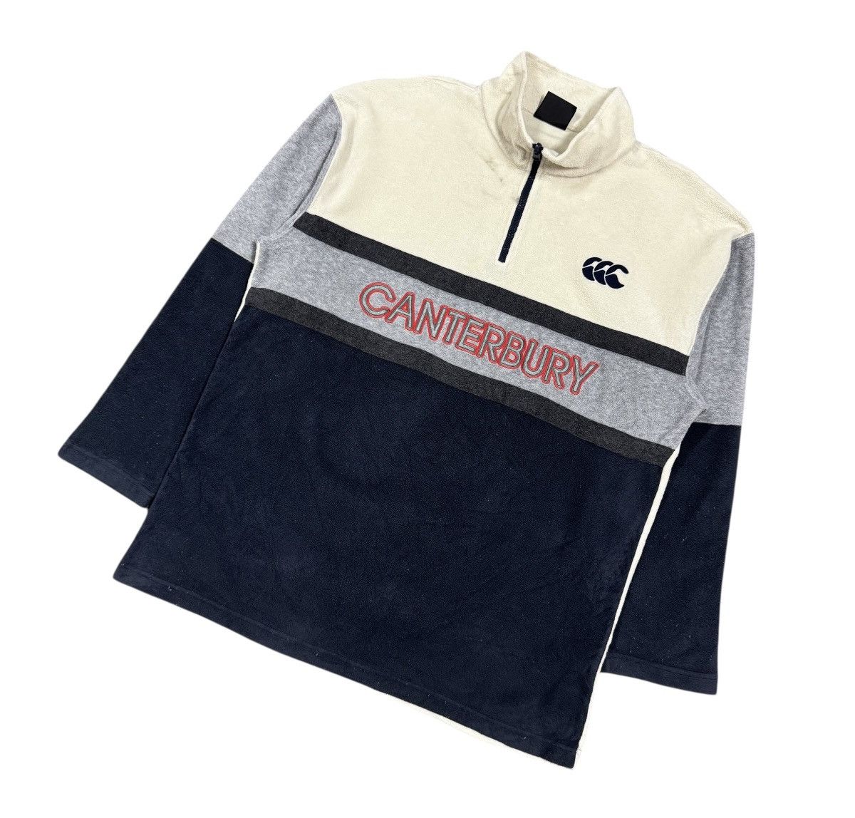 Canterbury of New Zealand Vtg🔥Canterburry Of New Zealand 3/4 Zip Pullover Fleece Size US XL / EU 56 / 4 - 5 Thumbnail