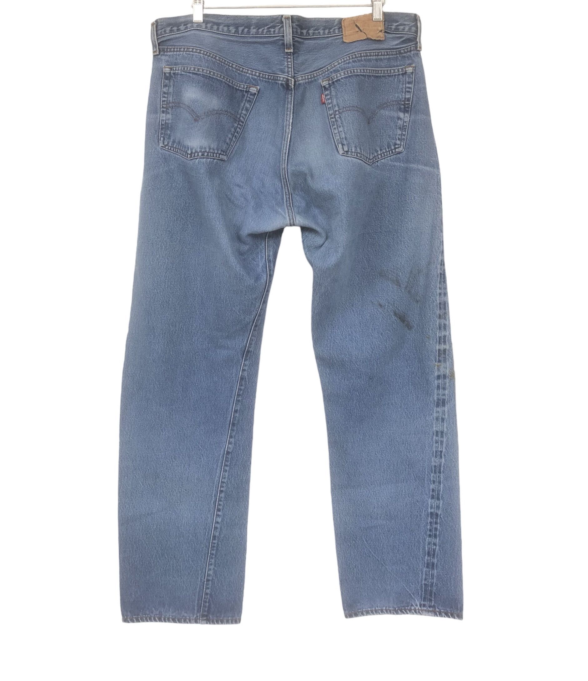 Levi's Vintage Clothing Vintage 80s Levis 501 Selvedge Small e Jeans Size US 38 / EU 54 - 2 Thumbnail