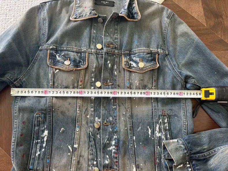 Amiri Amiri Size L Ink-dipped denim jacket Size US L / EU 52-54 / 3 - 6 Thumbnail