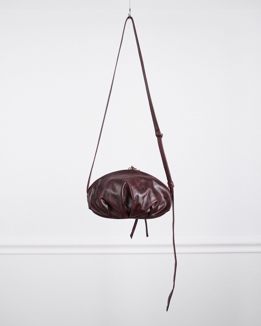 Other BURGUNDY EMILY CALF SKIN CLUTCH Size ONE SIZE - 4 Thumbnail
