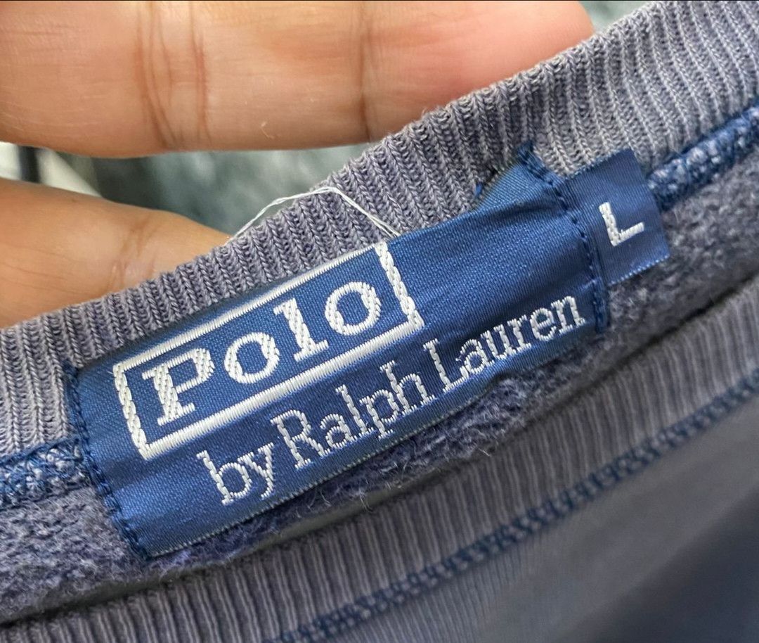 Polo Ralph Lauren Vintage Polo Ralph Lauren Distressed Sweatshirt Size US L / EU 52-54 / 3 - 13 Thumbnail