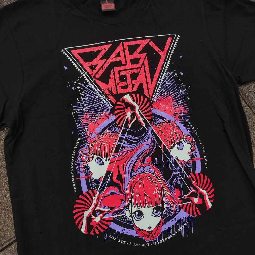 Band Tees BABYMETAL Trinity 2015 Brand New Tee Size US L / EU 52-54 / 3 - 6 Thumbnail
