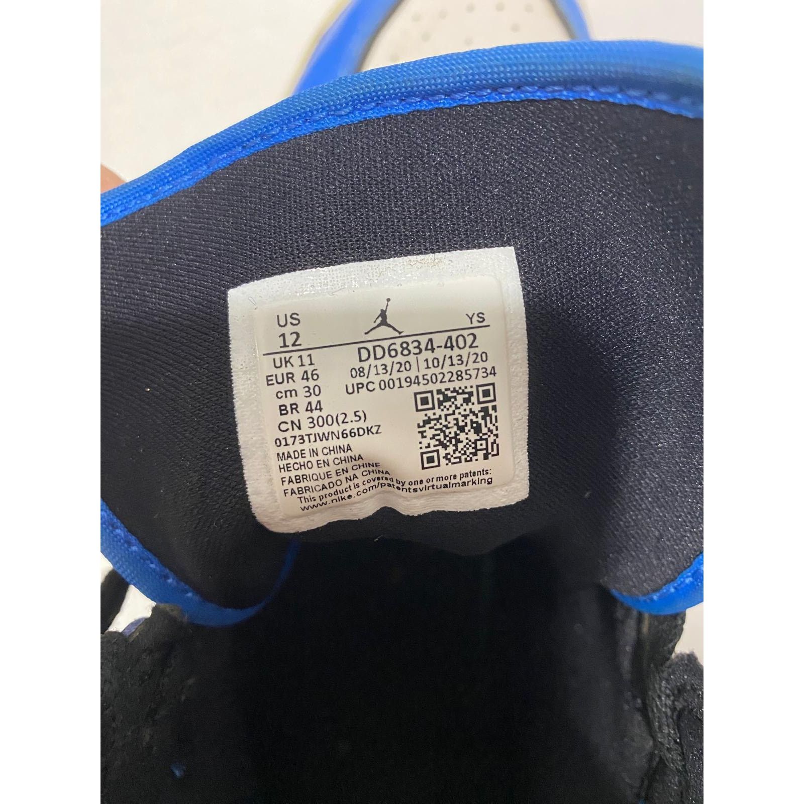 Nike Nike Air Jordan 1 Mid SE Signal Blue DD6834 402 Size 12 Size US 12 / EU 45 - 3 Thumbnail