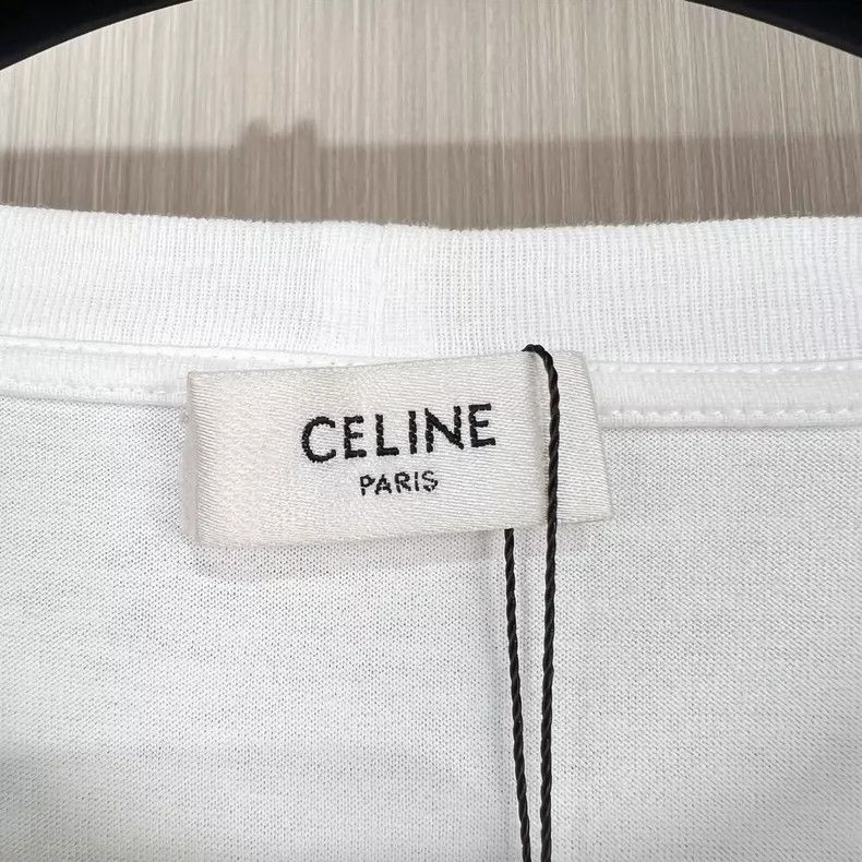 Celine Celine Paris Short Sleeve Crop Top Size M / US 6-8 / IT 42-44 - 5 Thumbnail