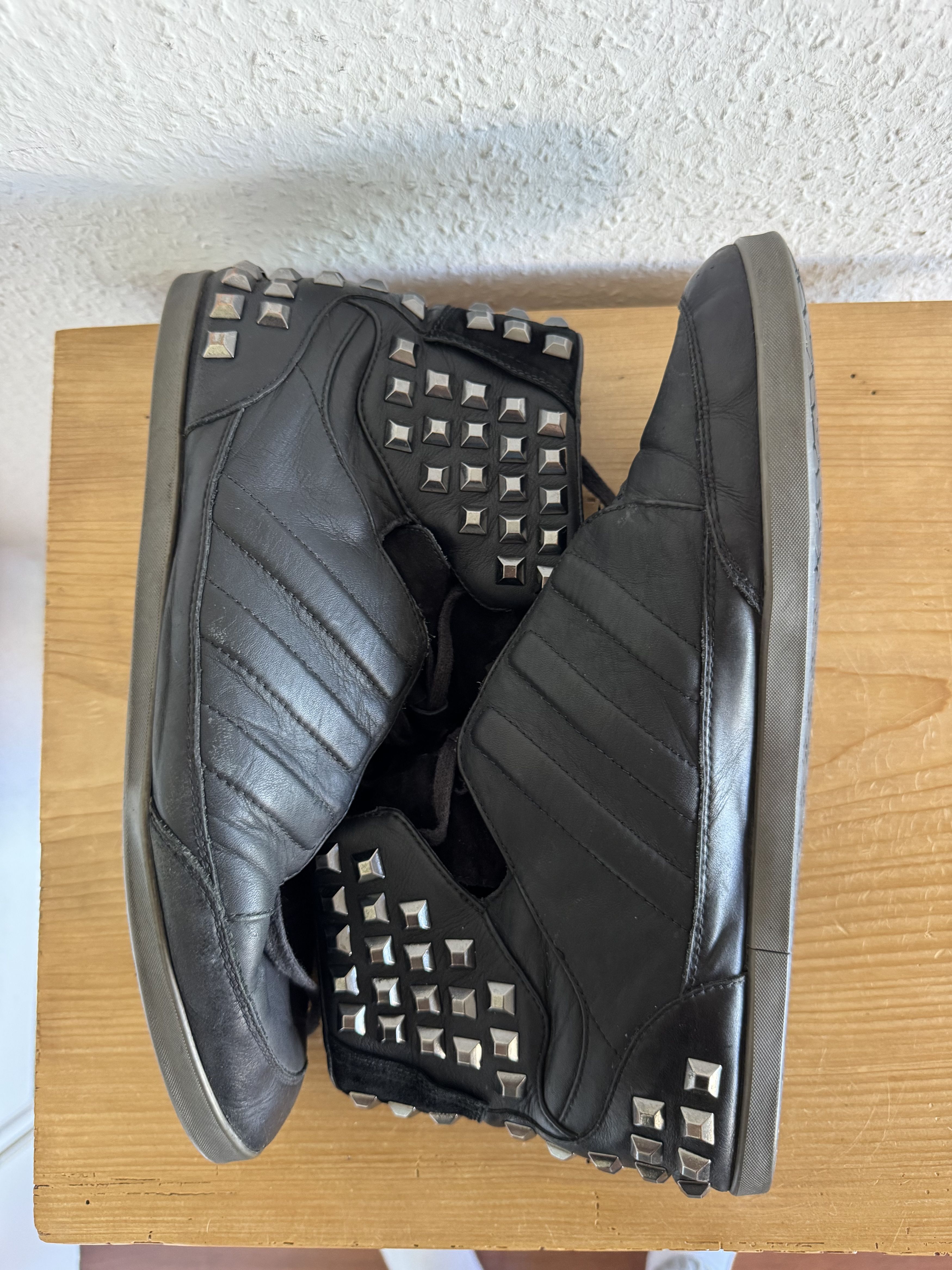 Y-3 Y-3 Honja High Studded Sneakers Size US 11.5 / EU 44-45 - 1 Thumbnail