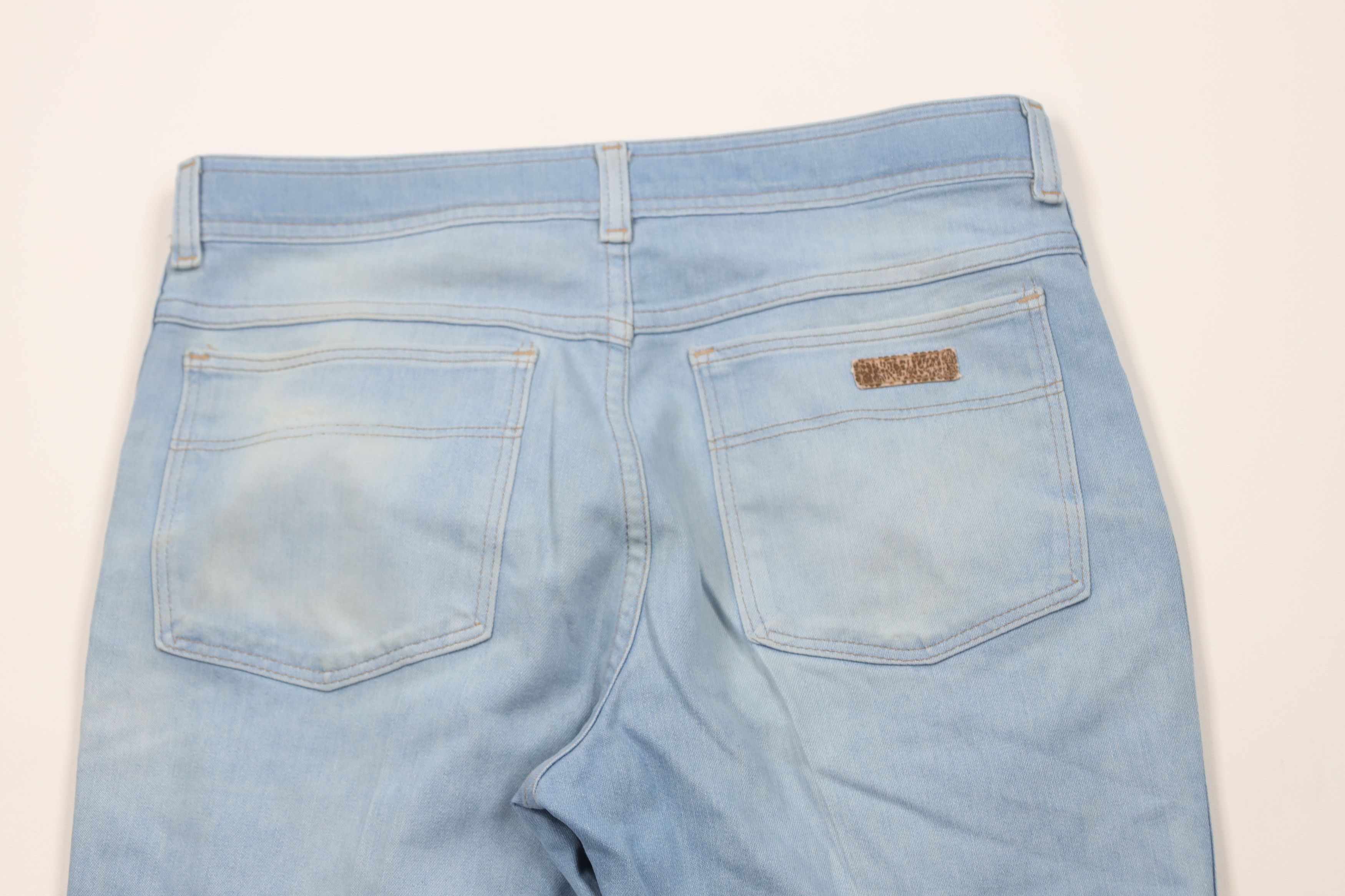 Vintage Vintage 70s Streetwear Flared Bootcut Denim Jeans Blue USA Size US 30 / EU 46 - 11 Thumbnail