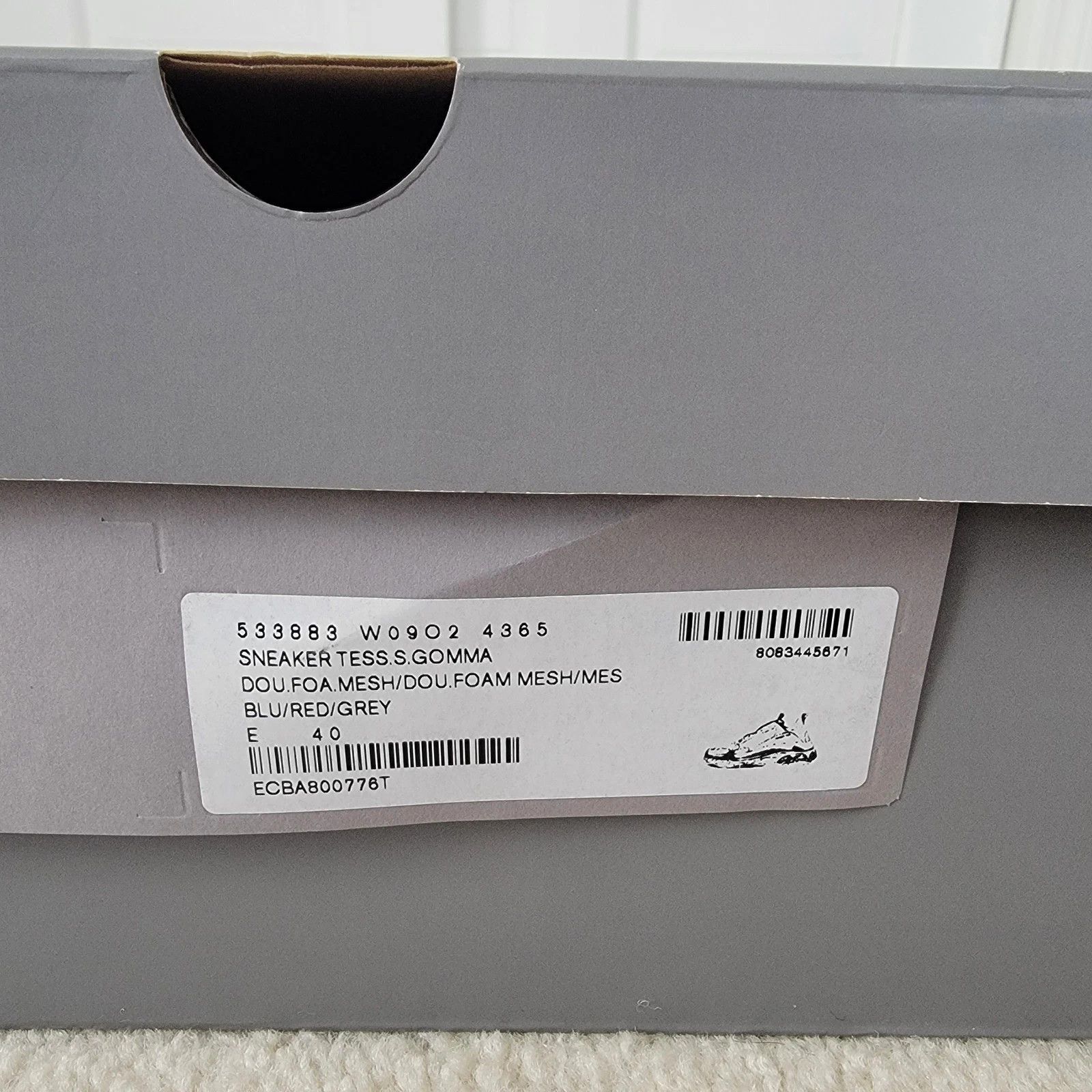 Balenciaga Balenciaga Triple S Grey/Red/Blue Sneakers Size US 7 / EU 40 - 11 Thumbnail