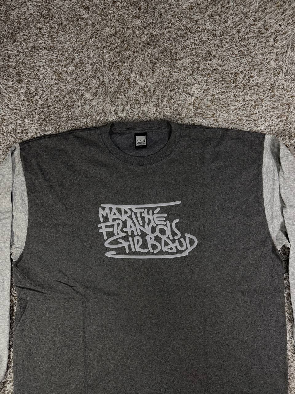 Marithe + Francois Girbaud Marithé François Girbaud Graffiti Script Logo Long Sleeve Size US XXL / EU 58 / 5 - 2 Thumbnail