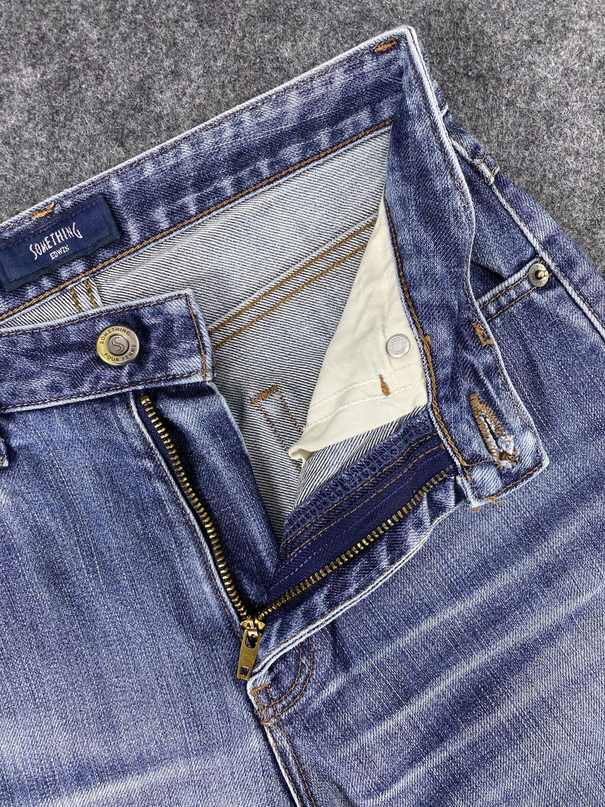 Edwin × Jean Something Sophia by Edwin Blue Wash Jeans - J1093 Size 27" / US 4 / IT 40 - 7 Thumbnail