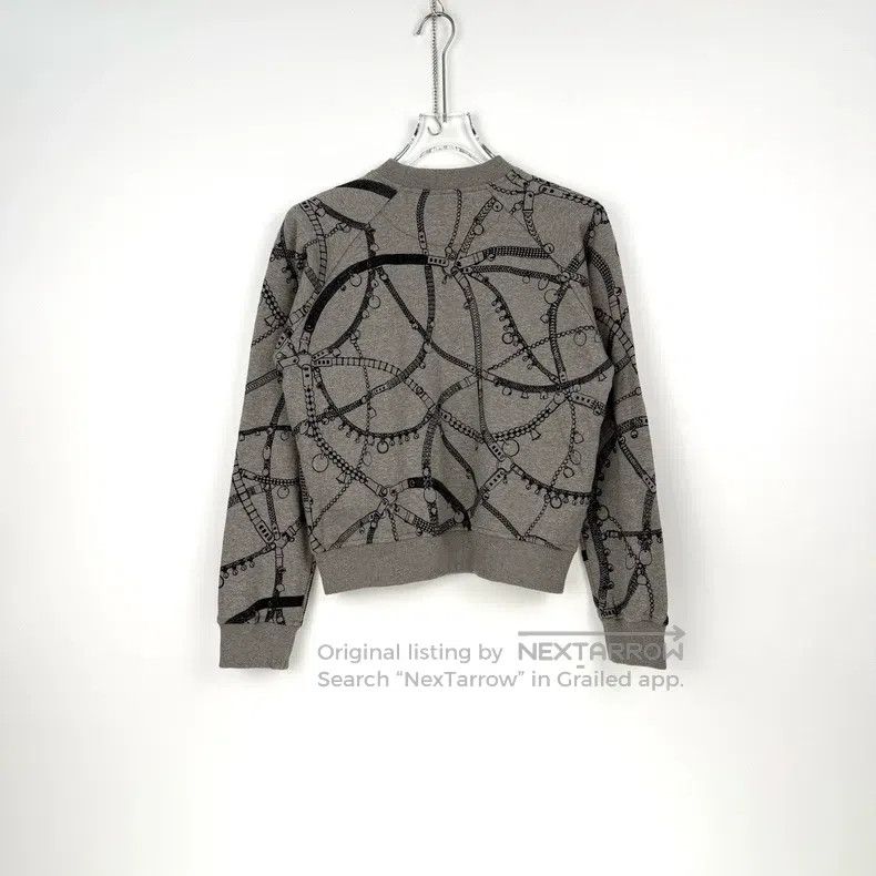 Hermes Hermes Gray Rope Pattern Sweatshirt Size XS / US 0-2 / IT 36-38 - 4 Thumbnail
