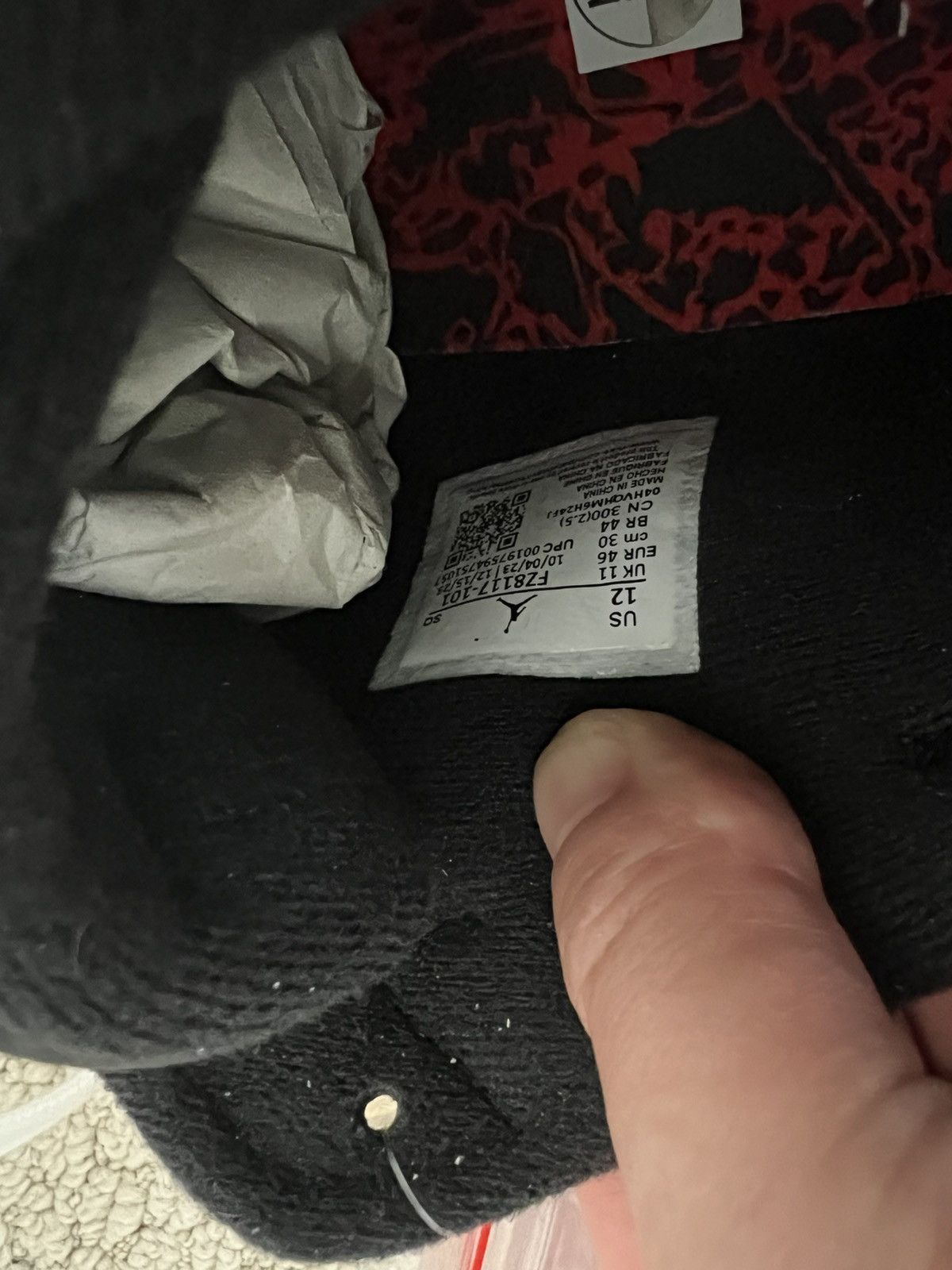 Travis Scott Travis Scott Jumpman Jacks TR Red Size US 12 / EU 45 - 9 Thumbnail