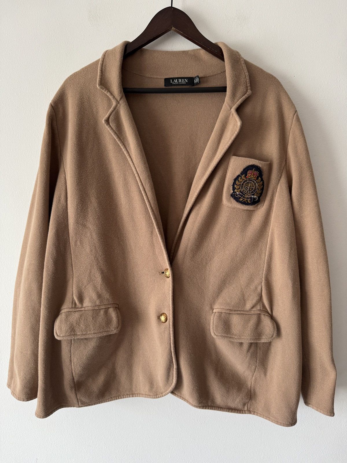 Polo Ralph Lauren 🔥 Ralph Lauren Black Label Bullion Crest Blazer Size 3XL / US 20-22 - 1 Thumbnail