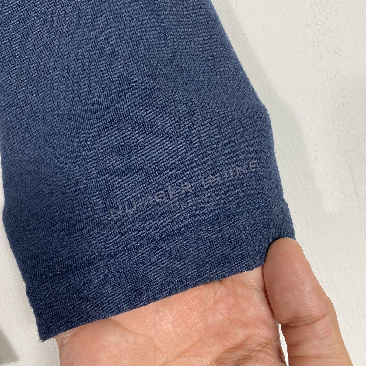 Japanese Brand × NANO universe × Number (N)ine NUMBER NINE DENIM NANO UNIVERSE MELODY POCKET TEE Size US XL / EU 56 / 4 - 7 Thumbnail
