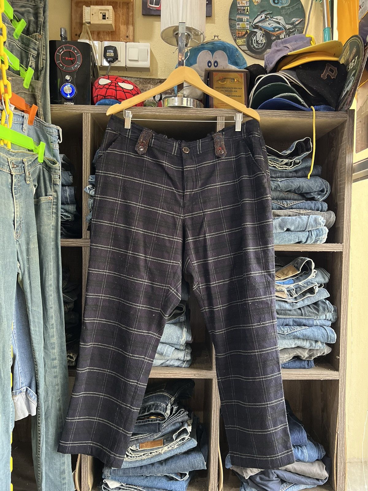 Harris Tweed 🔥Harris Tweed Plaid Pant Size US 37 - 1 Thumbnail