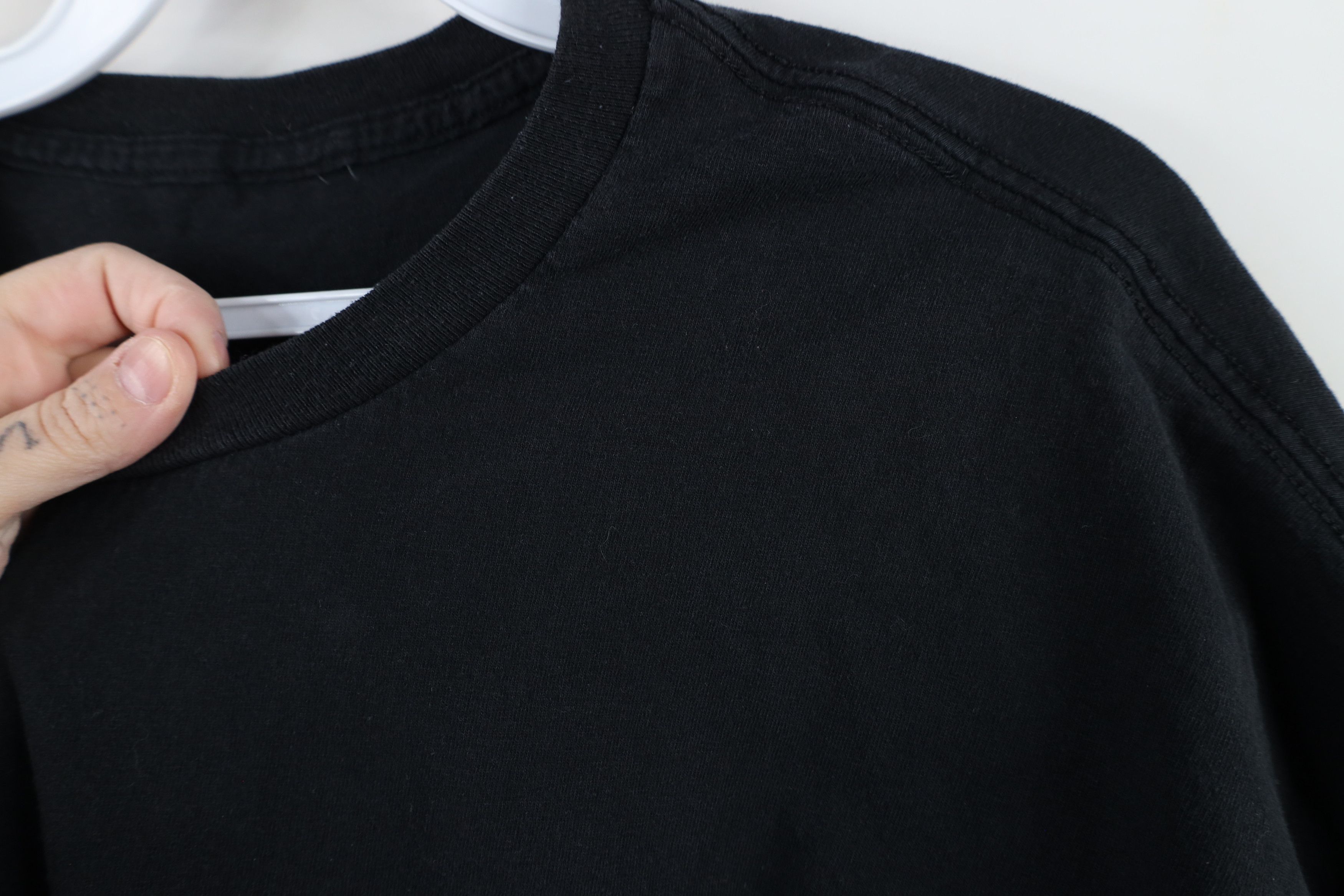 Vintage Vintage 90s Streetwear Short Sleeve T-Shirt Black Cotton Size US XXL / EU 58 / 5 - 6 Thumbnail