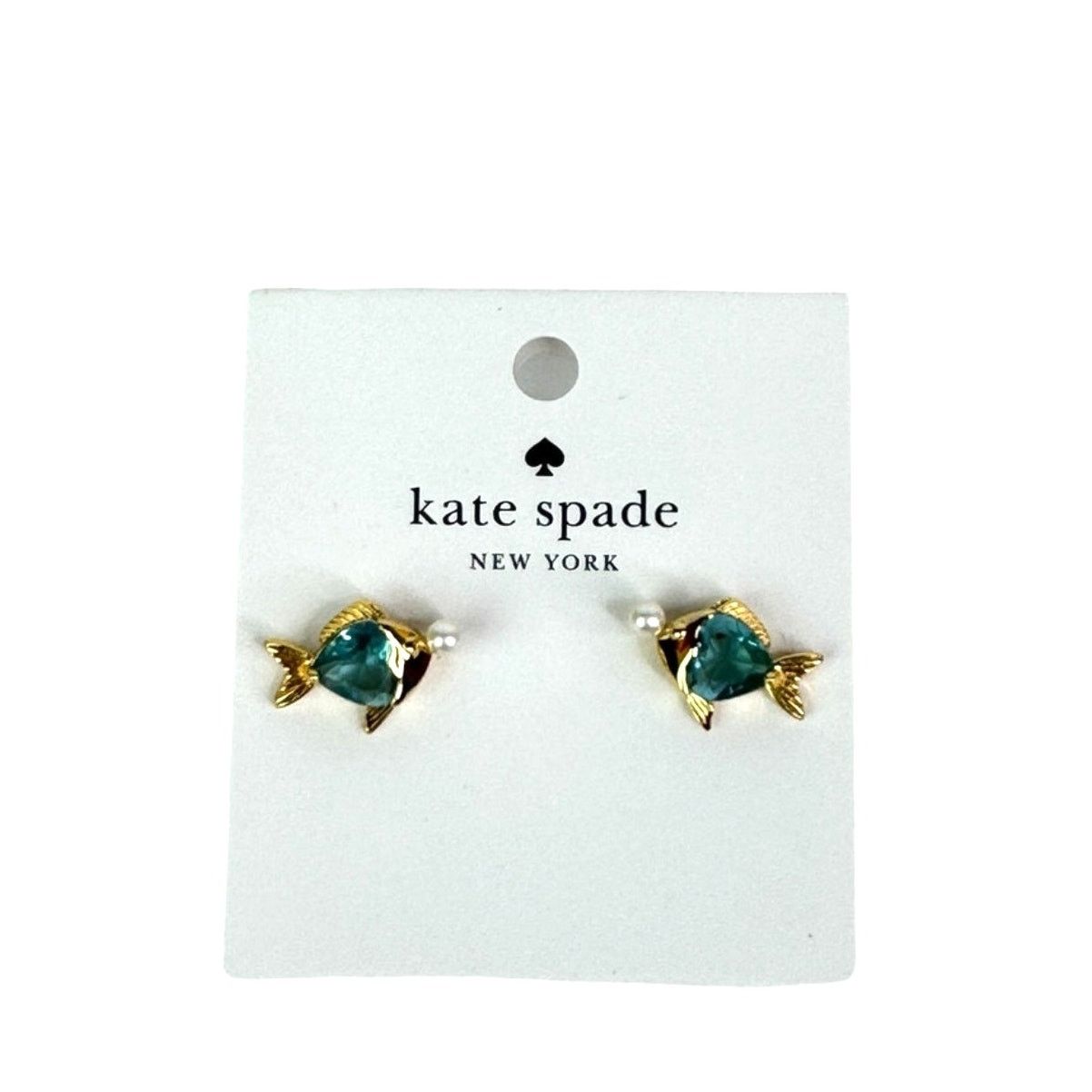 Kate Spade Kate Spade What A Catch Fish Studs Womens earrings Size ONE SIZE - 1 Thumbnail