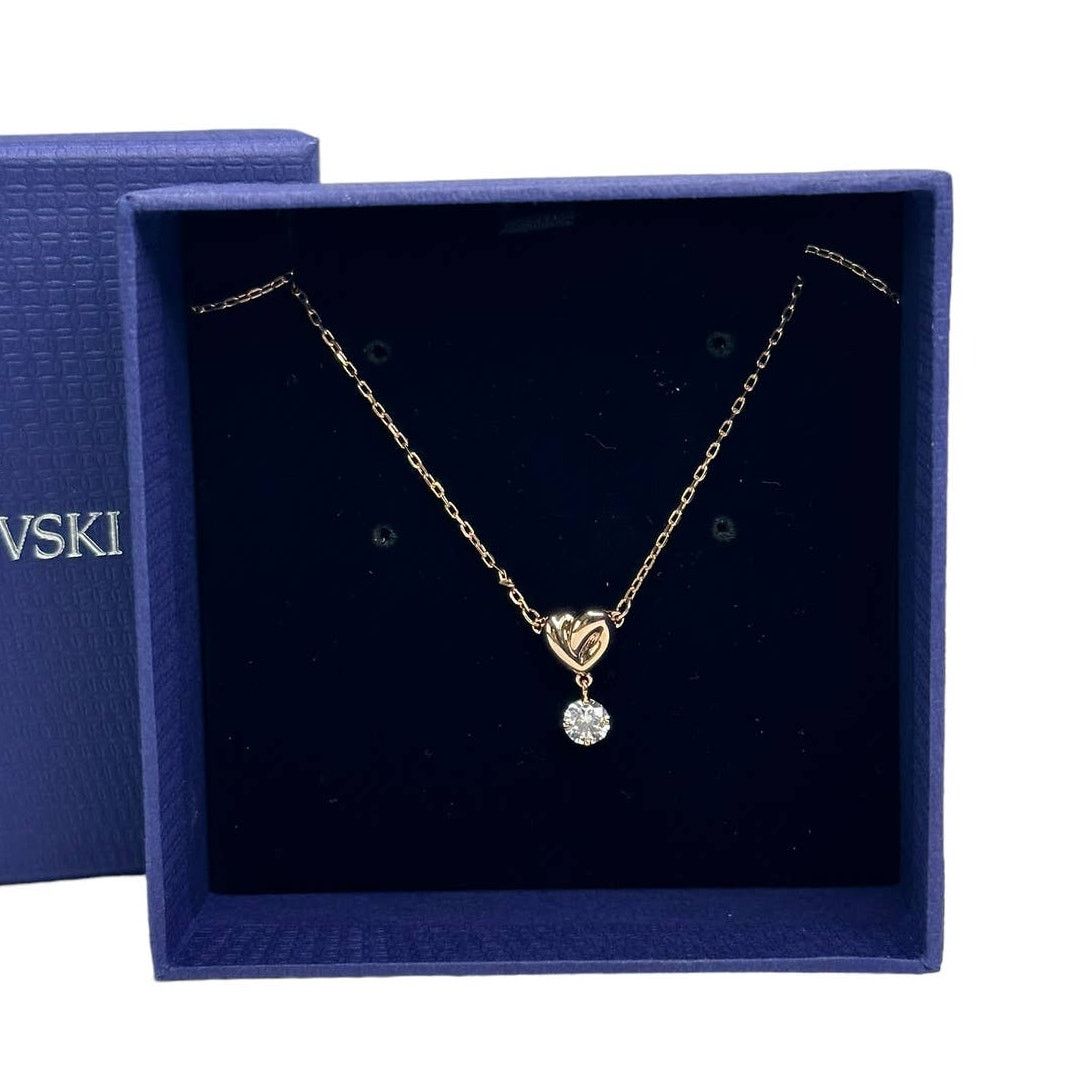 Swarovski Swarovski Lifelong Heart drop earrings and Necklace Size ONE SIZE - 5 Thumbnail