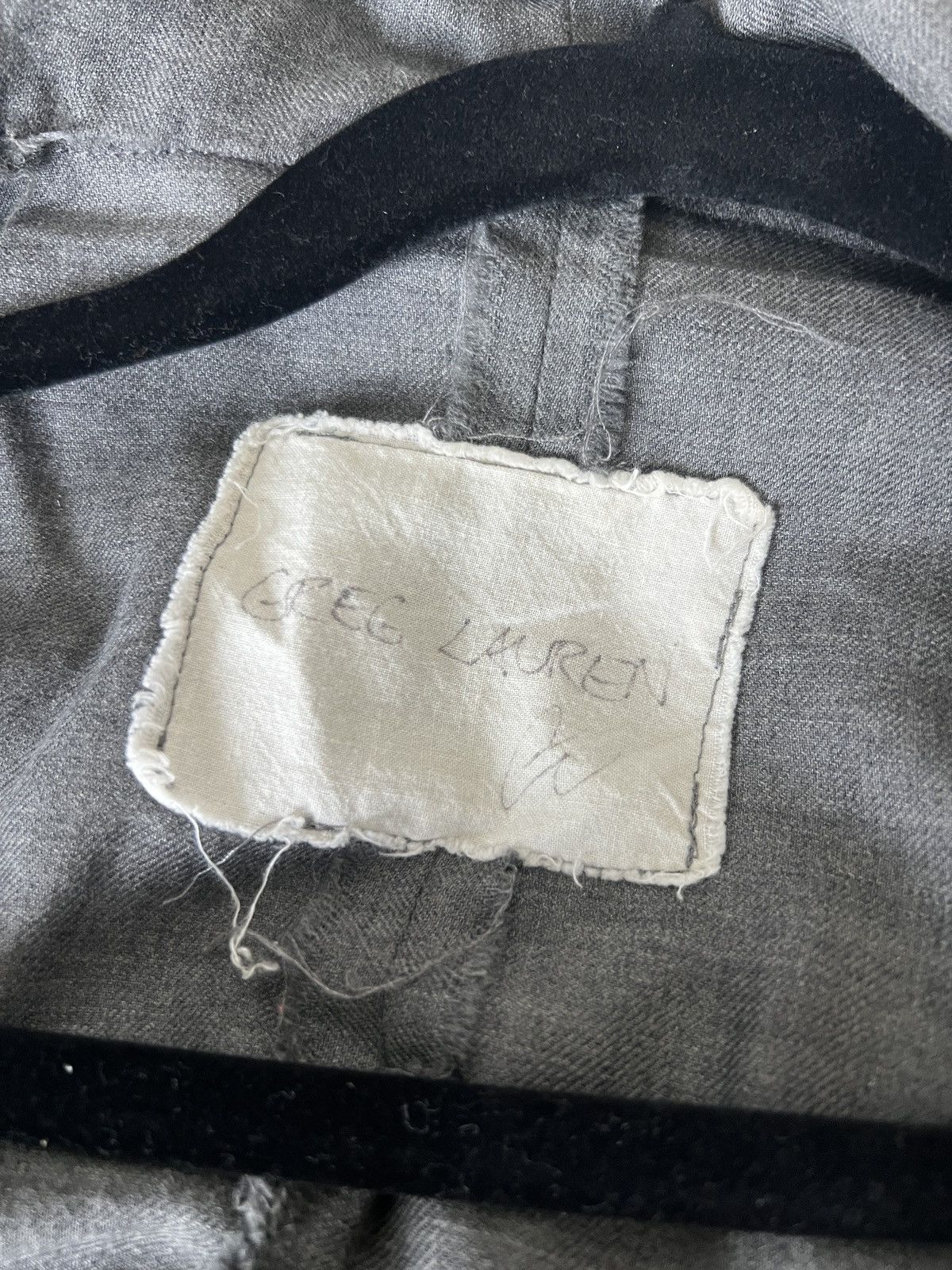 Greg Lauren 🔥🔥 Greg Lauren Grey Cashmere Jacket Size US M / EU 48-50 / 2 - 12 Thumbnail