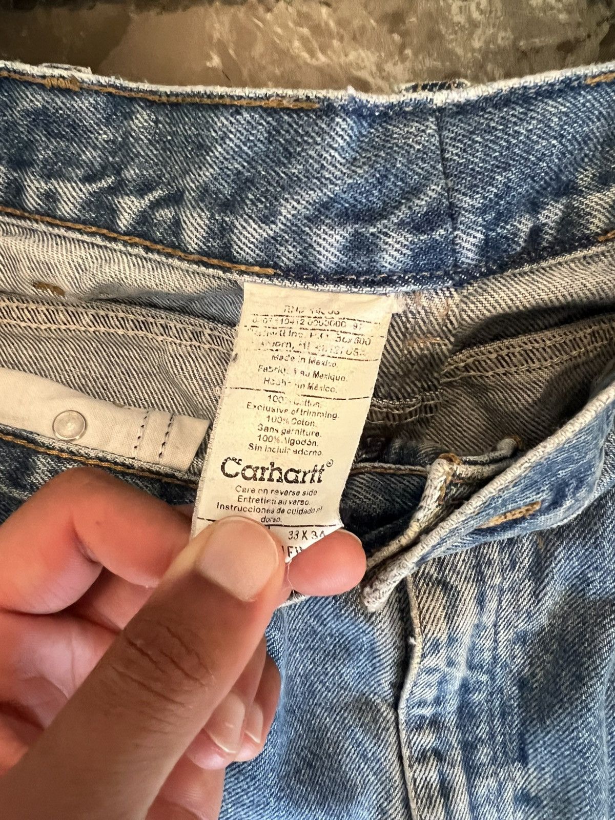 Carhartt CARHARTT DEMIM VINTAGE SIZE 33 Size US 33 - 4 Thumbnail