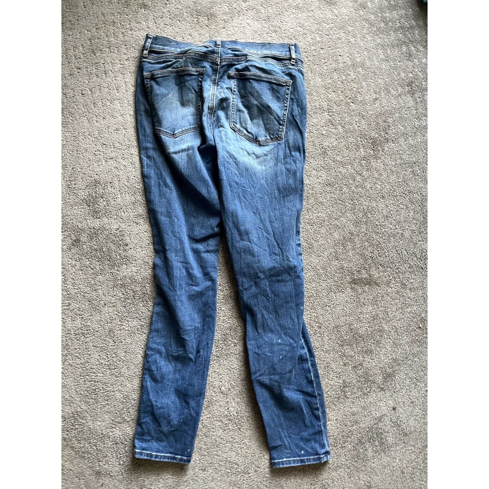 Loft Loft Outlet Women’s blue Denim Modern Skinny Stretch Crop Jeans Sz 6 Size 28" / US 6 / IT 42 - 3 Thumbnail