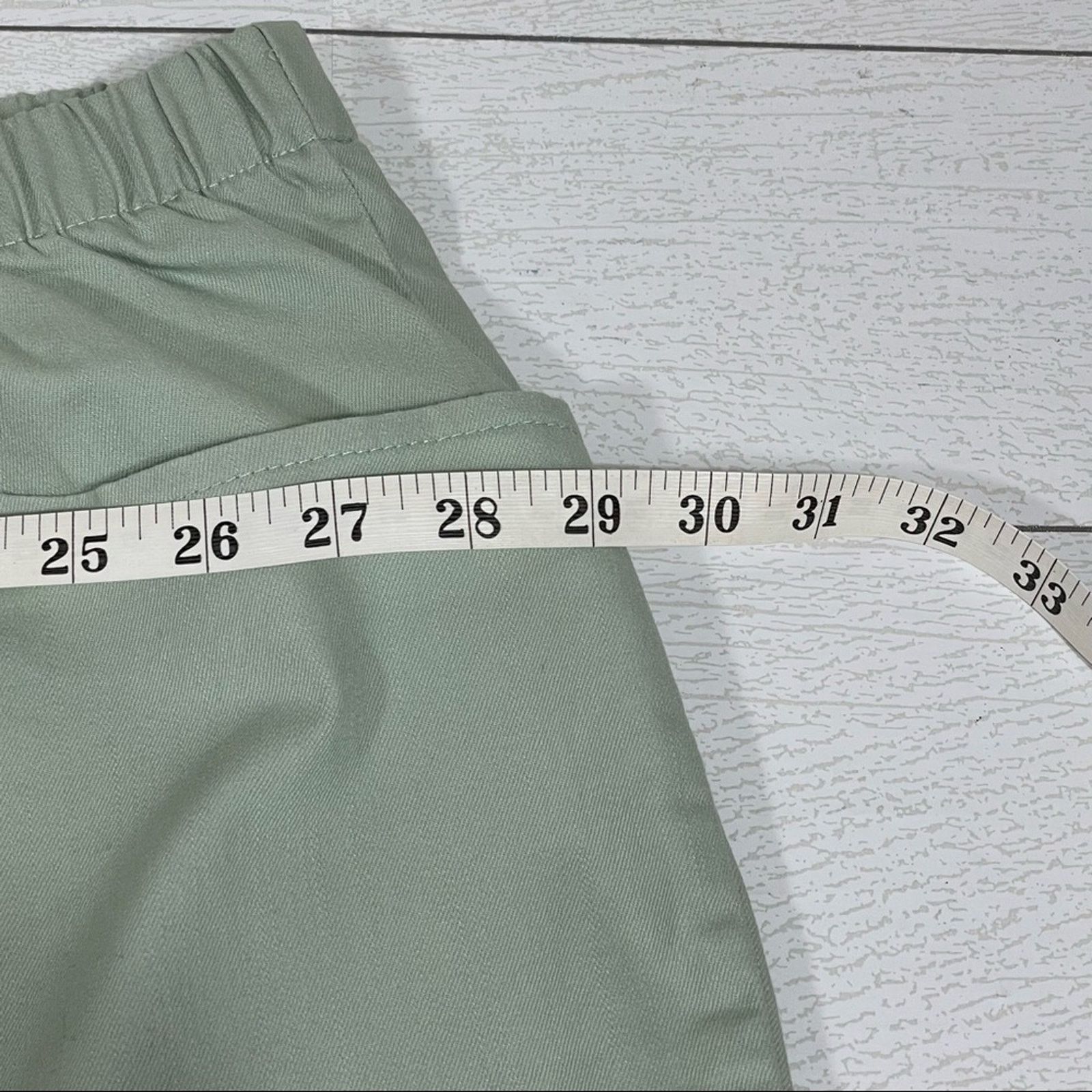 Other WOMAN WITHIN Plus Size Capri Pants Pale Green Size 38W NWT Size 25" / US 0 / IT 36 - 13 Thumbnail