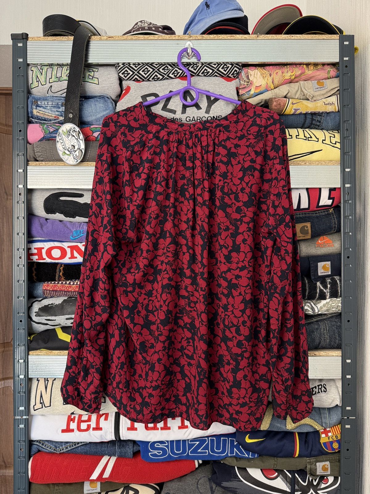 Zadig & Voltaire Zadig & Voltaire Travolta 3/4 Sleeve Monogram Blouse Size M / US 6-8 / IT 42-44 - 2 Thumbnail