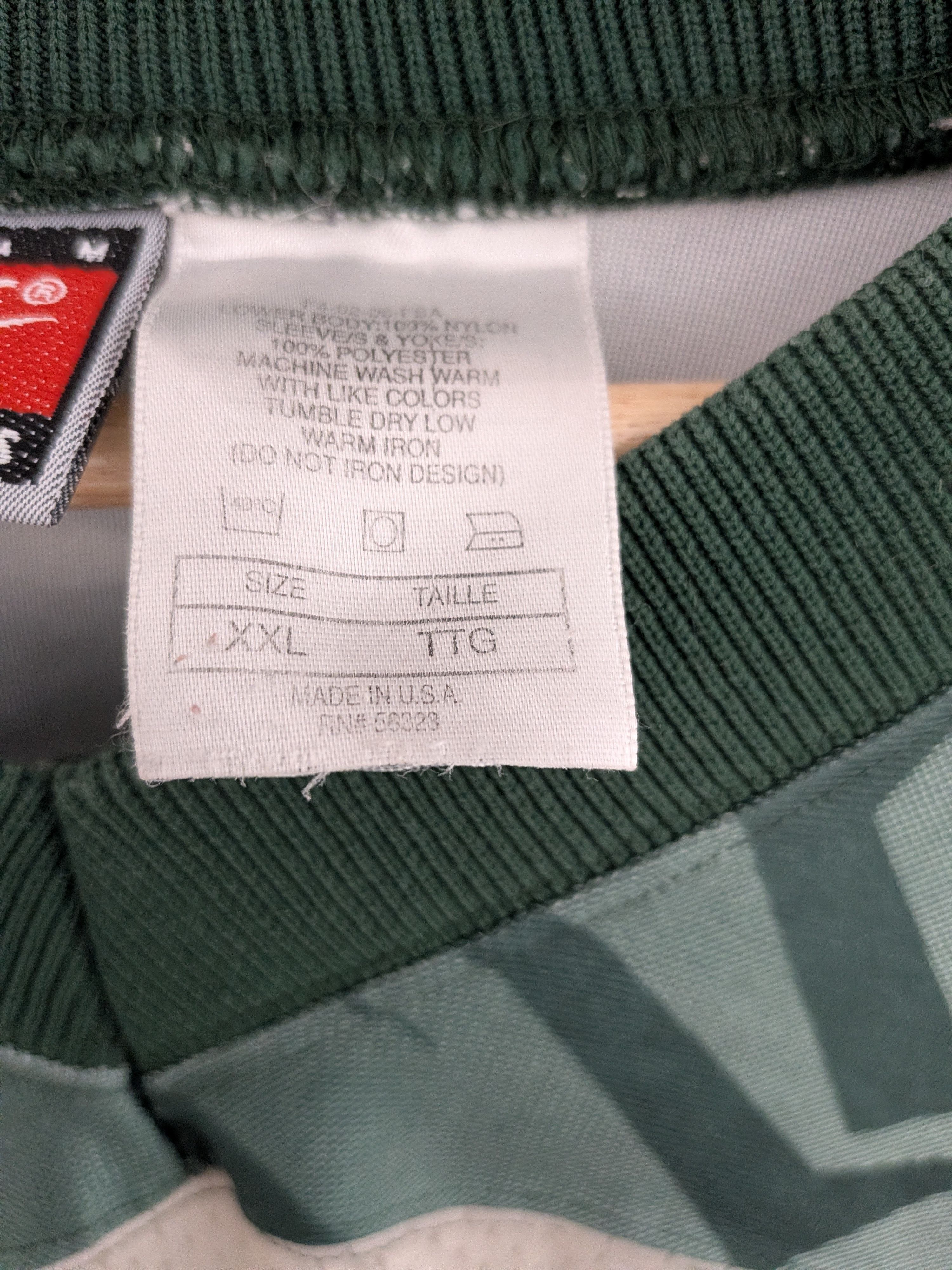 Nike 🌪️ VINTAGE 90s NIKE TEAM MIAMI HURRICANES - MADE IN USA XXL Size US XXL / EU 58 / 5 - 4 Thumbnail