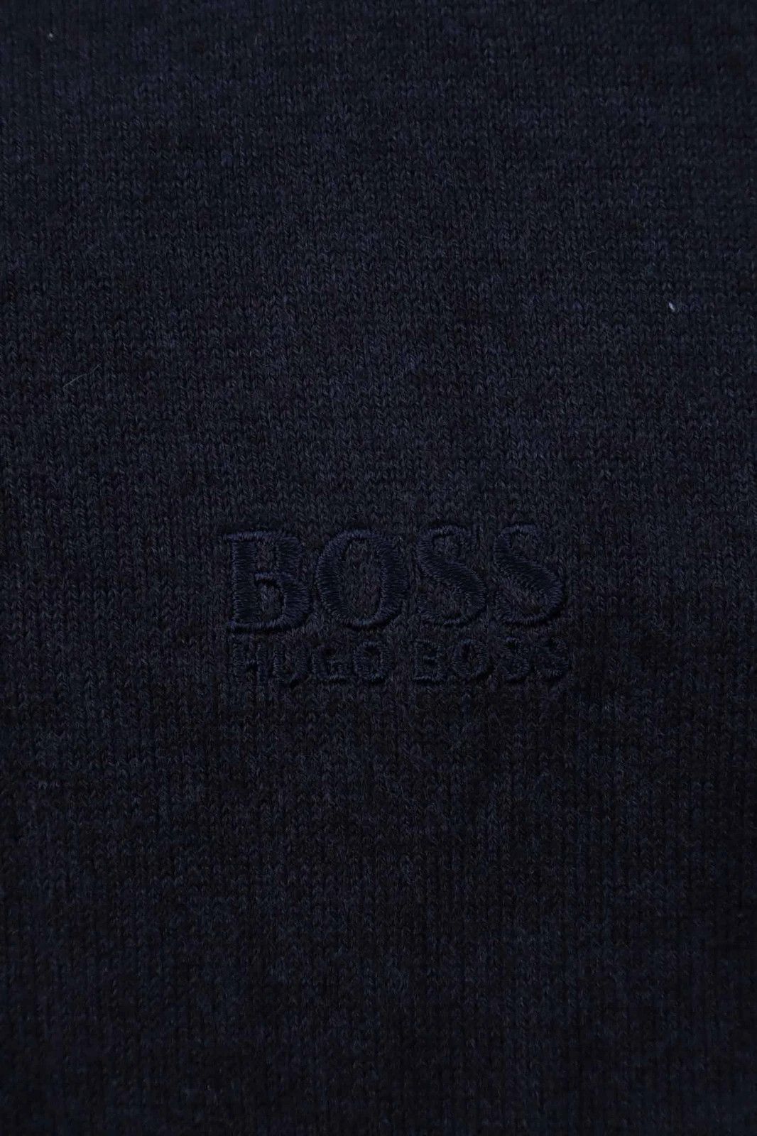 Hugo Boss Hugo Boss Dalven-1 Full Zip Mock Neck Knit Jumper Navy Blue Size US XL / EU 56 / 4 - 3 Thumbnail