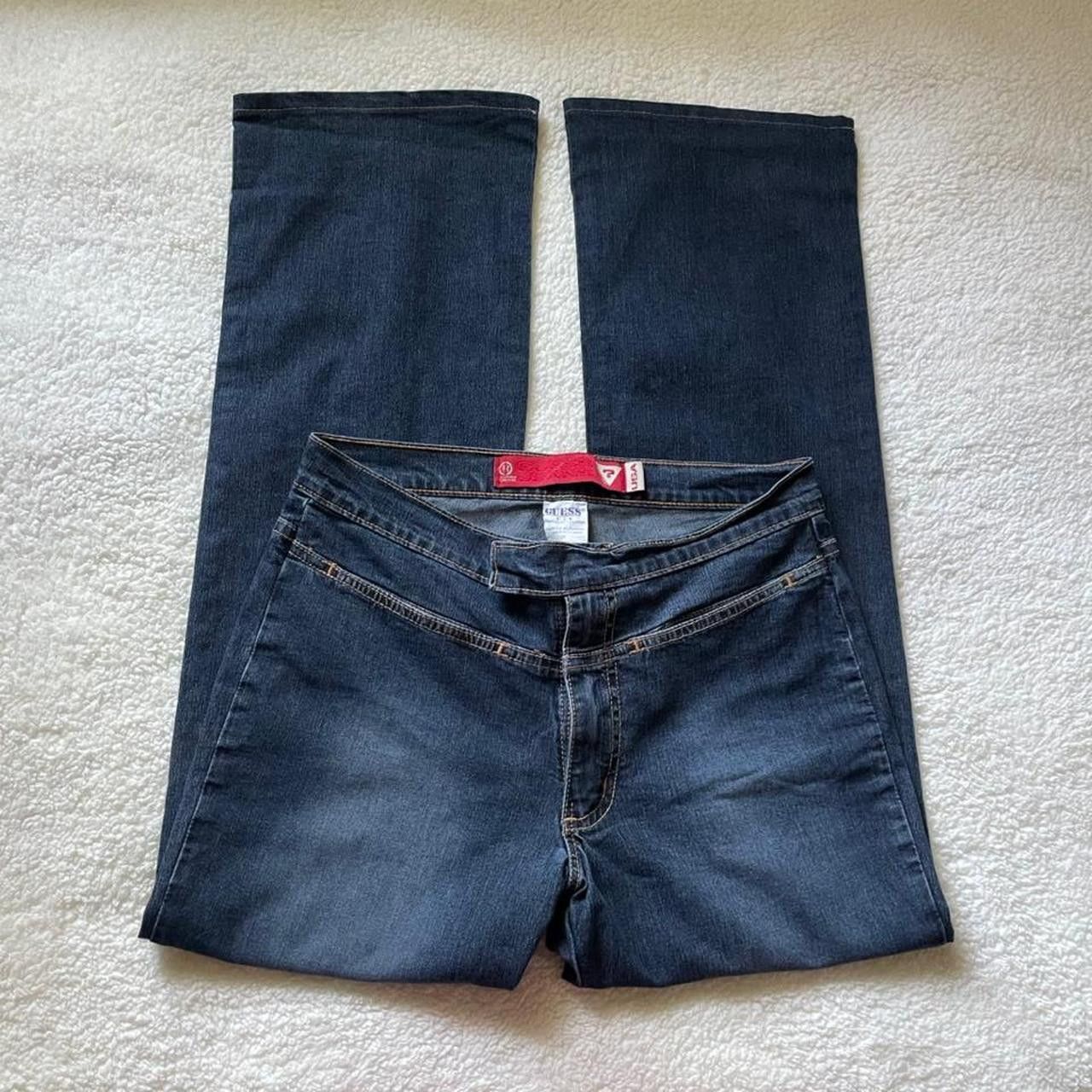 Guess Vintage Guess dark wash blue stretch jeans Size 29" - 1 Thumbnail
