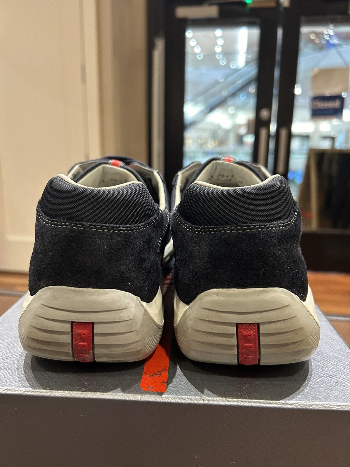 Prada Prada Americas Cup Navy Suede Size US 11 / EU 44 - 3 Thumbnail