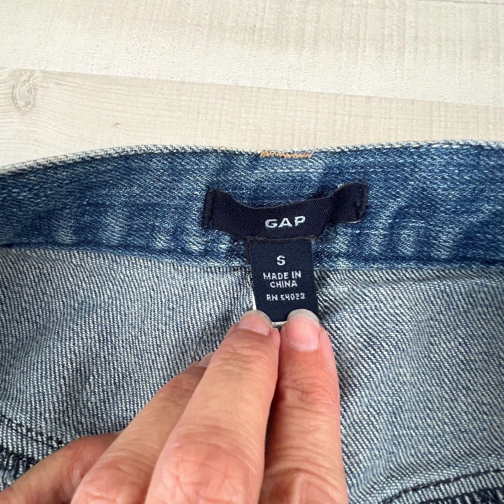 Gap Gap Womens Maternity Small Medium Wash Bootcut Jeans Blue Stretch Size 28" / US 6 / IT 42 - 3 Thumbnail