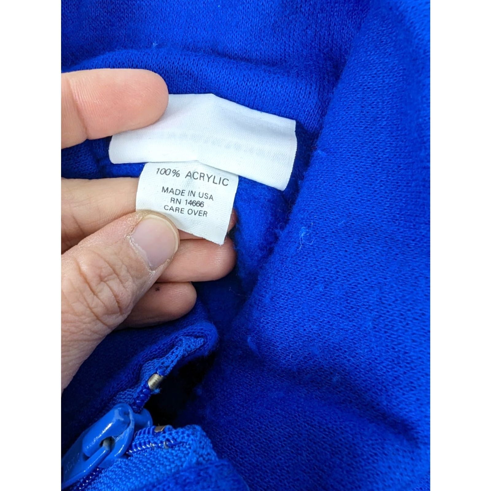 Vintage VINTAGE 80s TRACK JACKET Raglan Mens L Blue Striped USA Sweatshirt Warm Up Jacket Size US L / EU 52-54 / 3 - 5 Thumbnail