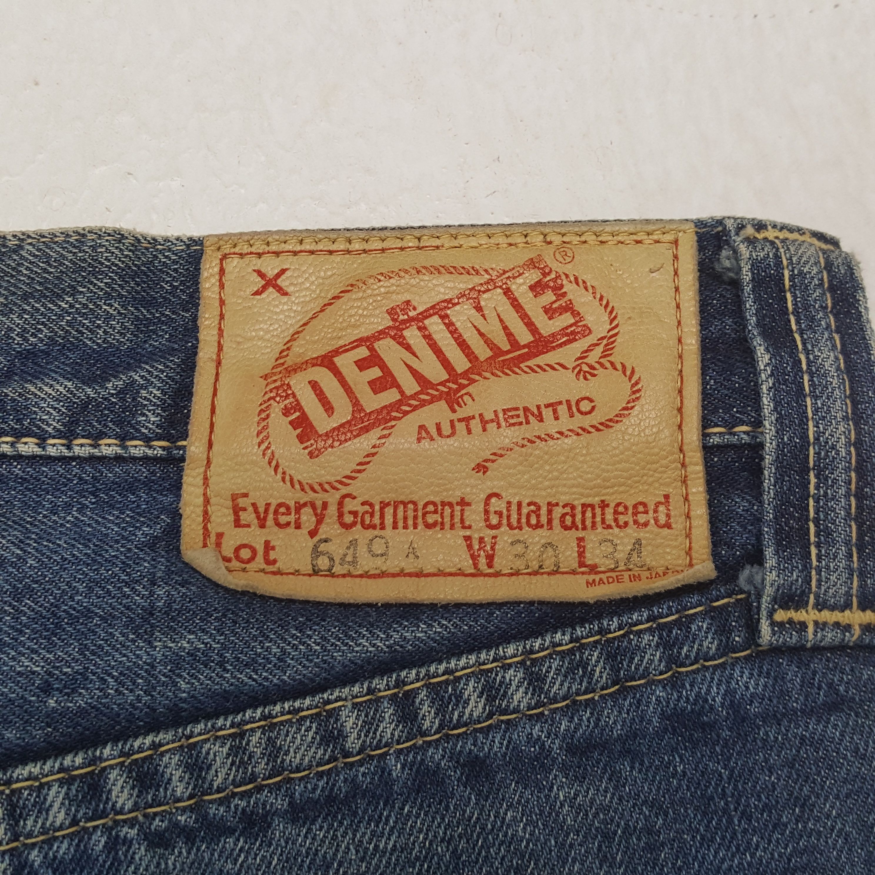 Denime Denime Japanese Brand Selvedge Jeans RR21 Size US 28 / EU 44 - 14 Thumbnail