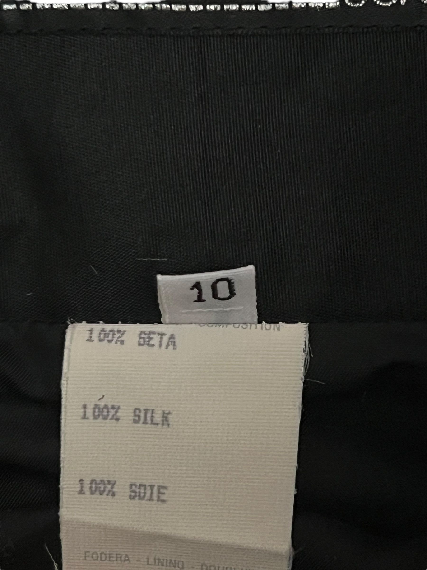Versace Gianni Versace S/S 1988 1988 Strapless Silk Cocktail Dress Size L / US 10 / IT 46 - 8 Thumbnail