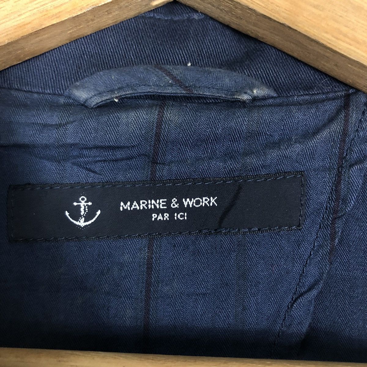 Blue Blue Japan 🔥Vtg Marine & Work Par Ici Chore Jacket Japan Kapital Size US M / EU 48-50 / 2 - 17 Thumbnail