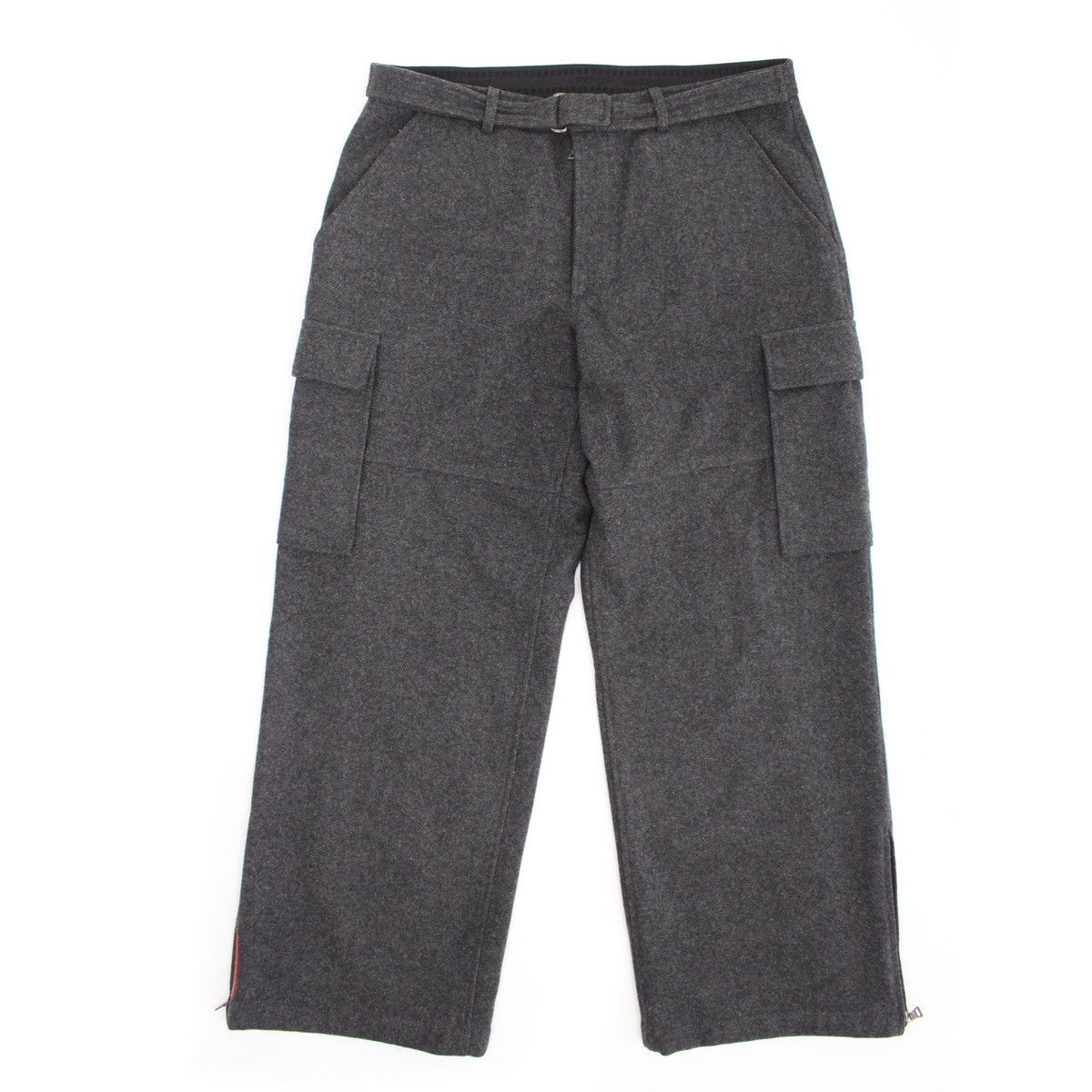 Prada × Vintage PRADA 1999 wool cargo pants Size US 36 / EU 52 - 1 Thumbnail