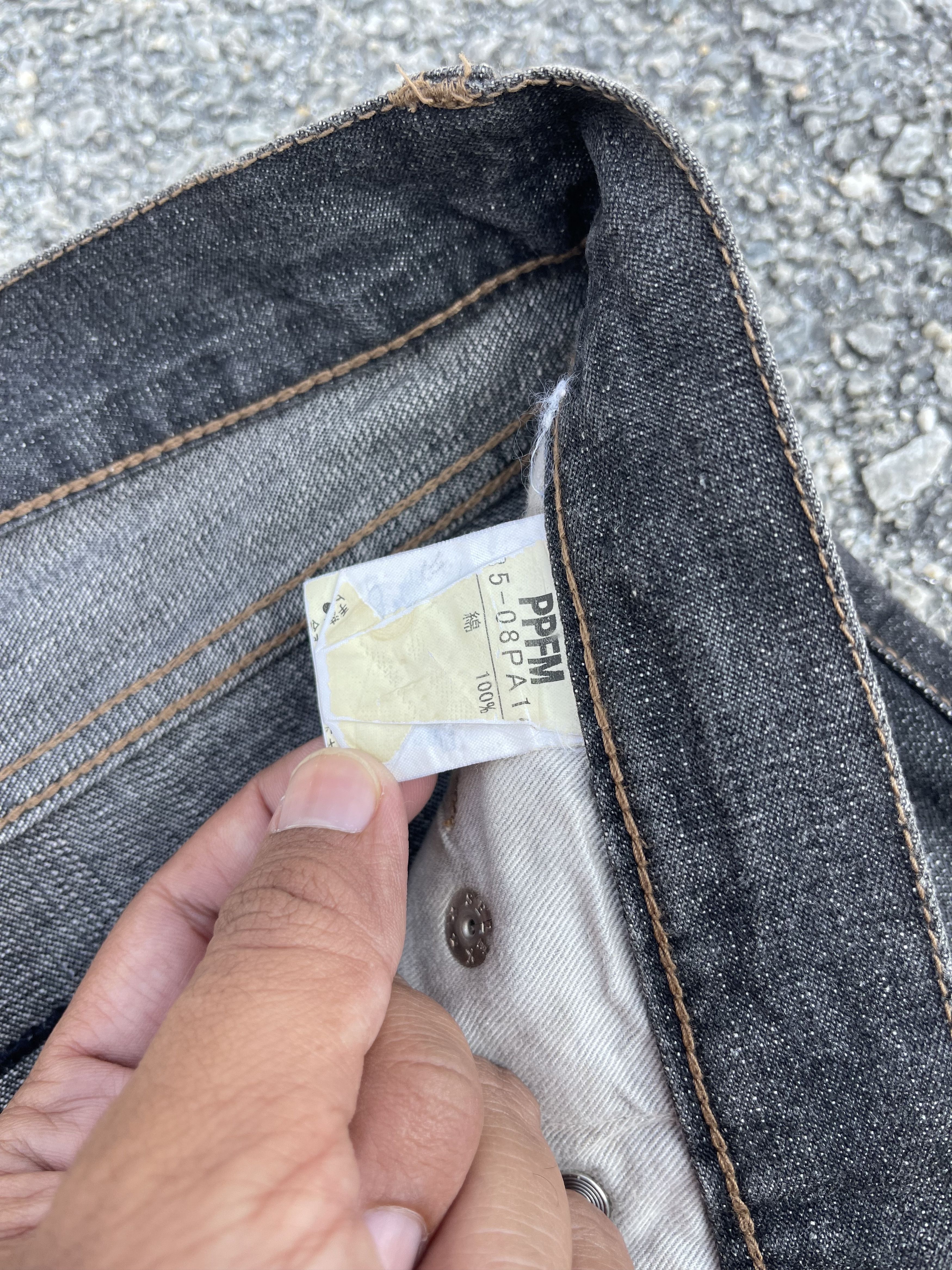 If Six Was Nine × Le Grande Bleu (L.G.B.) × PPFM Vintage PPFM Knee Pocket Faded Style Size US 30 / EU 46 - 5 Thumbnail