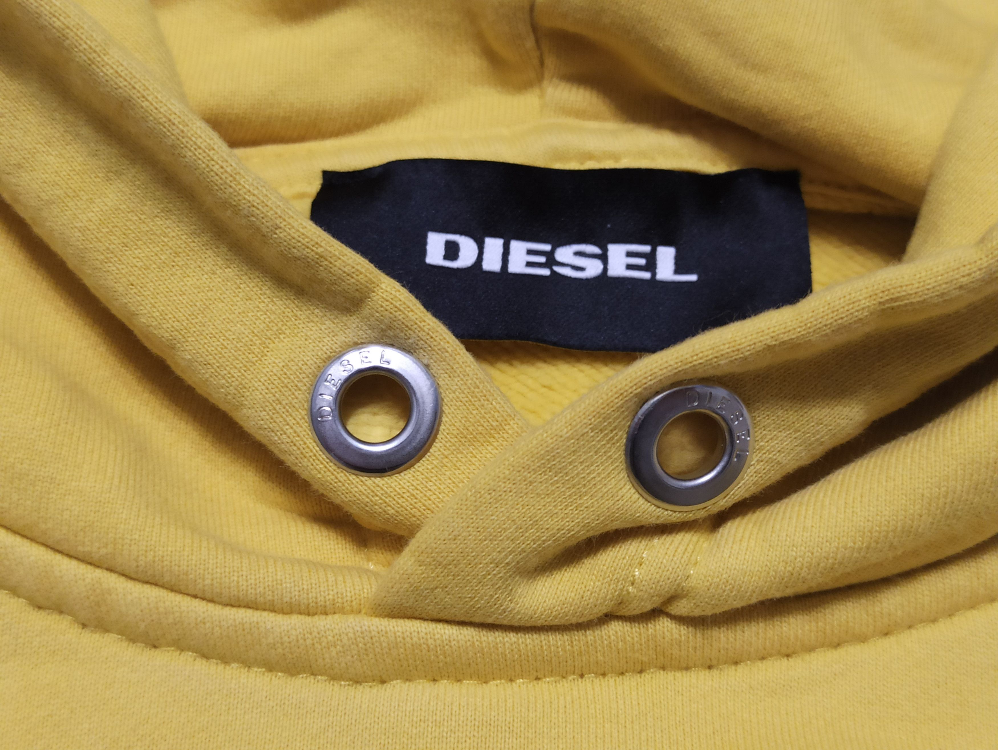 Diesel Diesel Men Yellow Hoodie Size US M / EU 48-50 / 2 - 6 Thumbnail