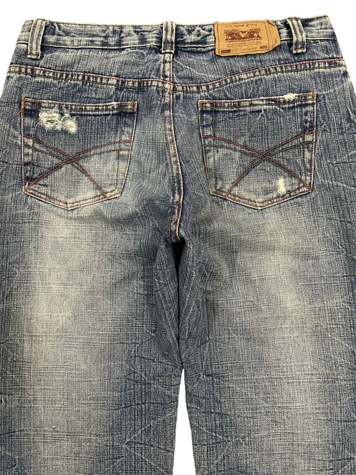 Hysteric Glamour Vintage Japanese Brand Blue Wash Distressed Style Jeans Size US 30 / EU 46 - 4 Thumbnail