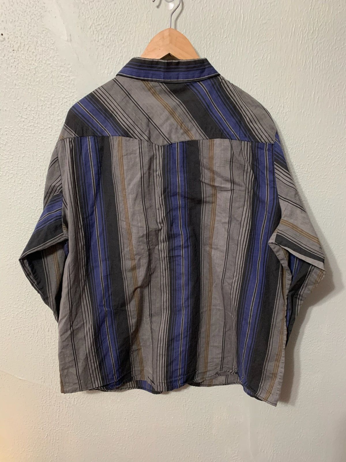 Other Vintage 1980s Western Youngbloods Striped Shirt Size US XL / EU 56 / 4 - 1 Thumbnail
