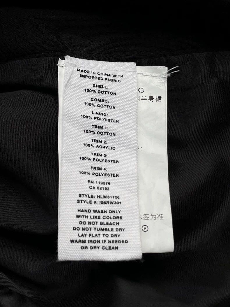 Helmut Lang Helmut Lang size 018Re-edition 03aw pilot rope skirt 2501-N Size 24" / US 00 / IT 34 - 6 Thumbnail