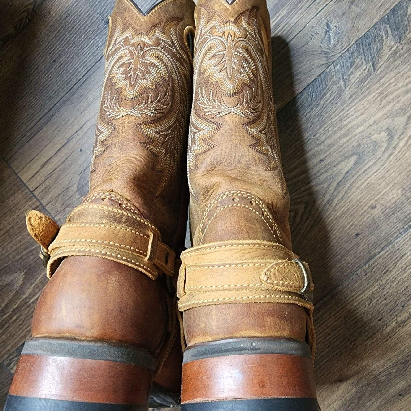 Vintage VINTAGE Mens 8 Cowboy Caborca Limited Edition Western Boots Brown Leather Size US 8 / EU 41 - 2 Thumbnail