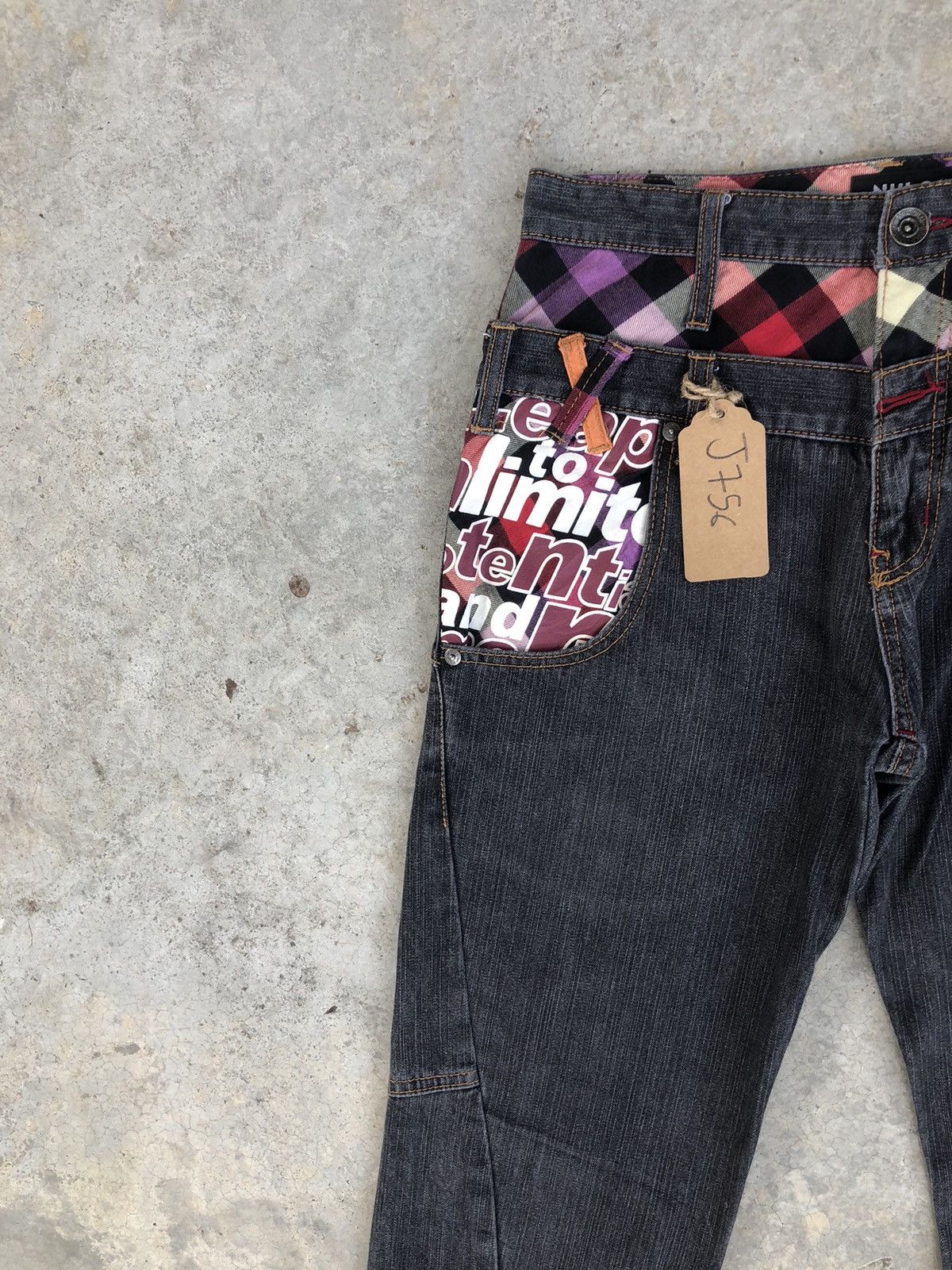 Hysteric Glamour Japanese Nylaus Double Waist Distressed Jeans Size US 30 / EU 46 - 4 Thumbnail
