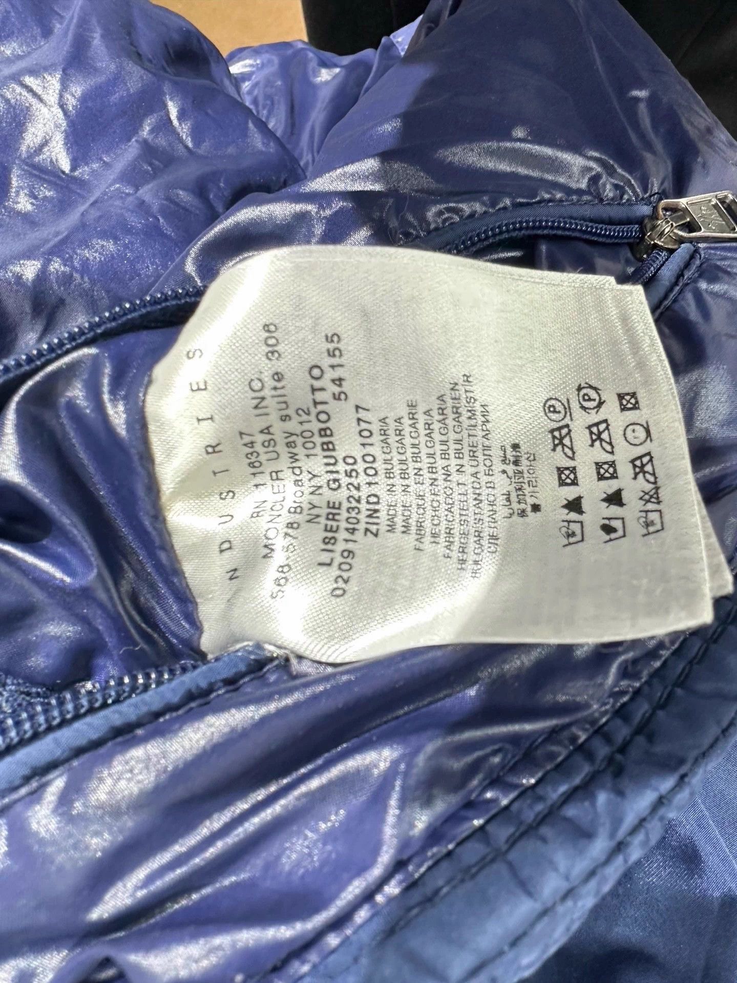 Moncler Moncler Men's Lightweight Down Jacket Blue Size US XL / EU 56 / 4 - 6 Thumbnail
