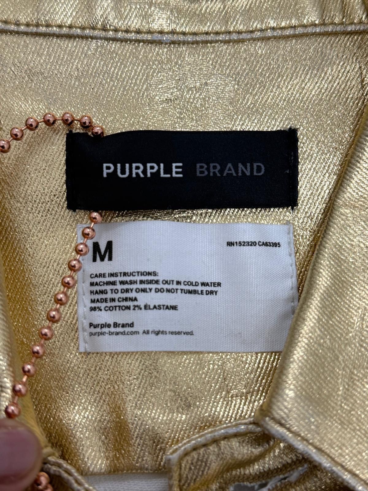 Purple Brand Purple Brand GOLD Denim Jacket Size US M / EU 48-50 / 2 - 4 Thumbnail