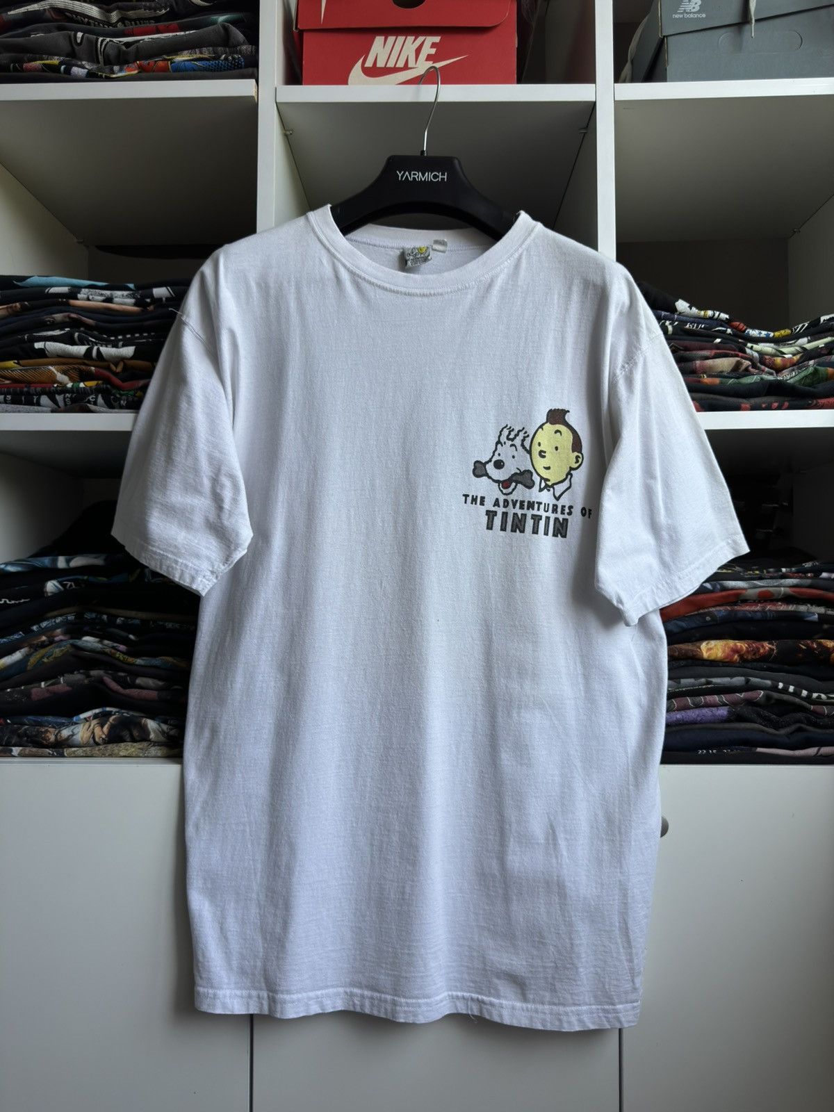 Vintage Vintage 90s 🦀 The Adventures of Tin Tin The Crab Tee Size US L / EU 52-54 / 3 - 6 Thumbnail