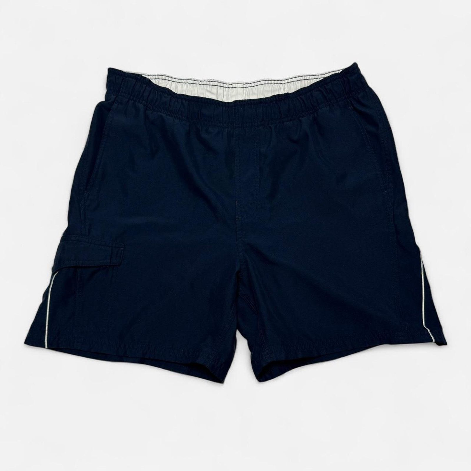 Nike Nike Y2K Navy Nike Swim Board Shorts Men’s Medium Athletic Size US 31 - 1 Thumbnail